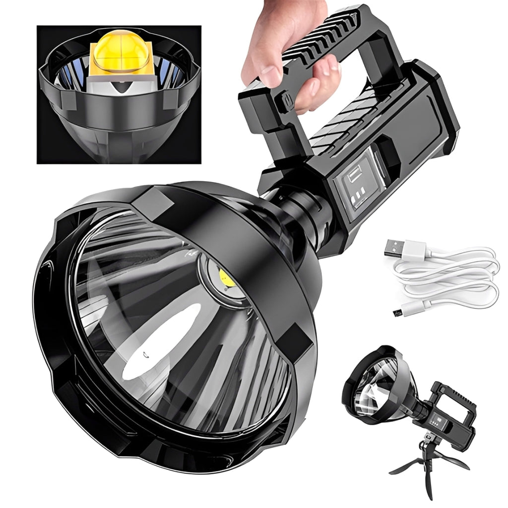 Lampe Torche LED Rechargeable à Haute Luminosité
