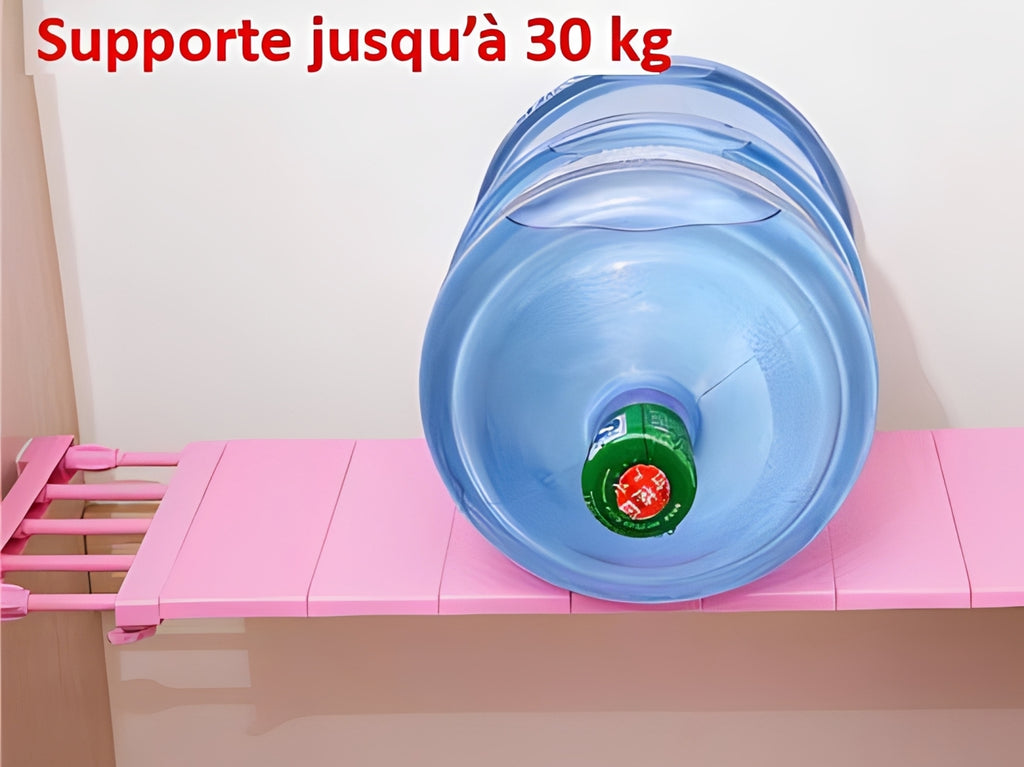Planche de rangement ajustable