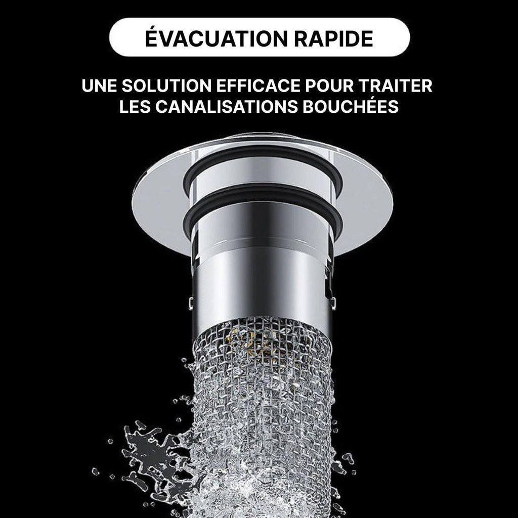 Bonde De Lavabo Avec Panier Filtrant Intégré