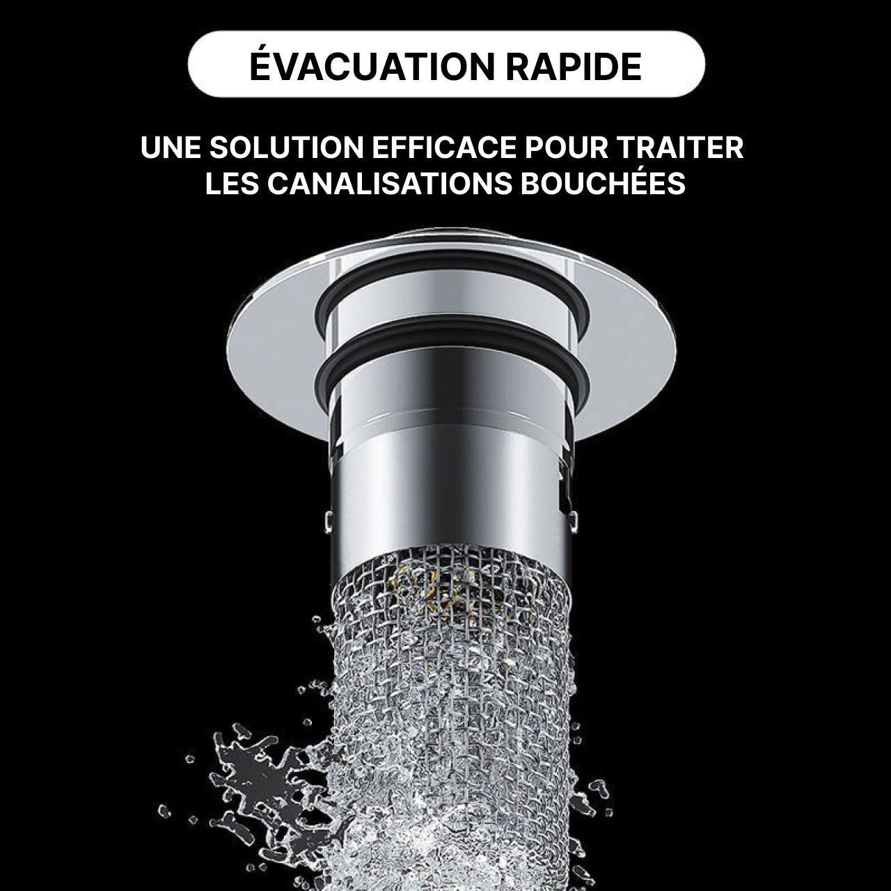 Bonde De Lavabo Avec Panier Filtrant Intégré