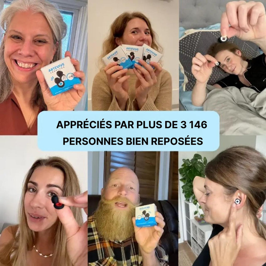Bouchons d'Oreilles Anti-bruit En Silicone