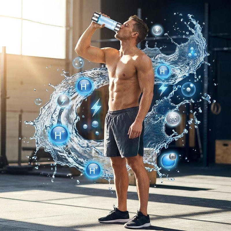 Bouteille Eau Hydrogénée Rechargeable