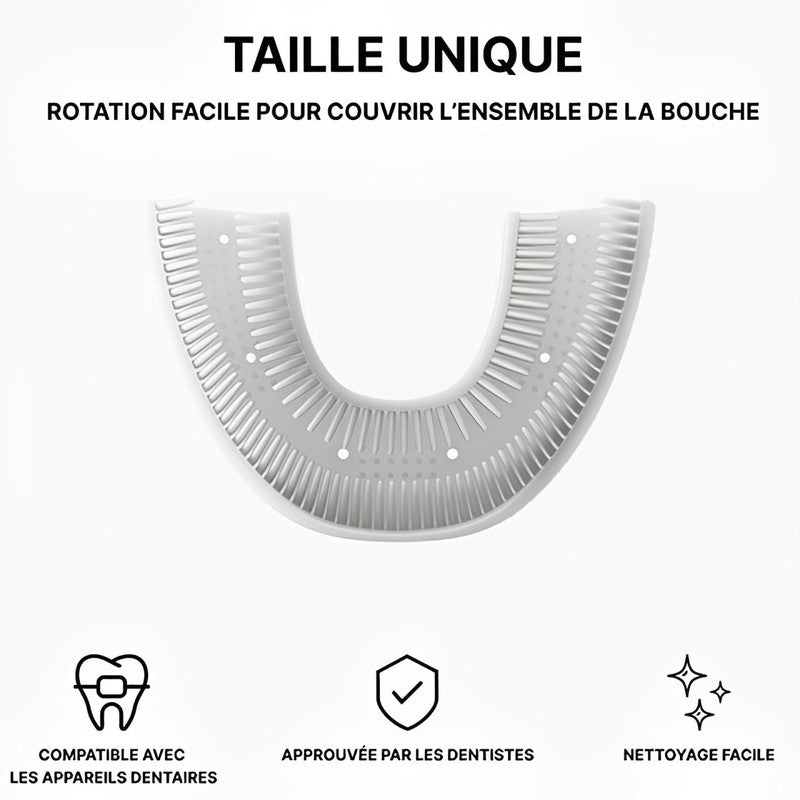 Brosse à Dents Électrique Automatique En U