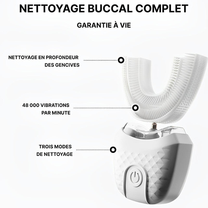 Brosse à Dents Électrique Automatique En U