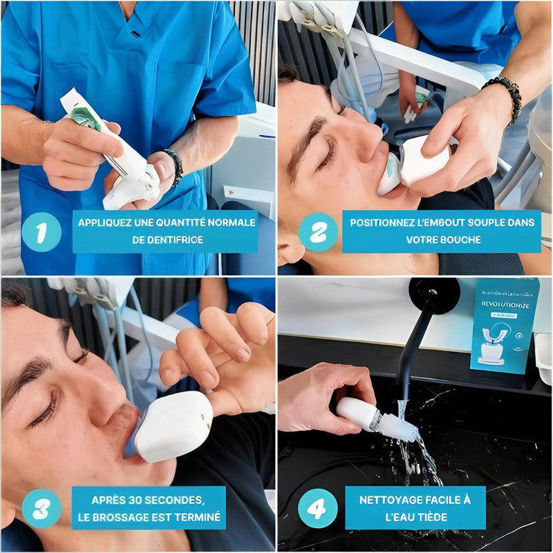 Brosse à Dents Électrique Automatique En U