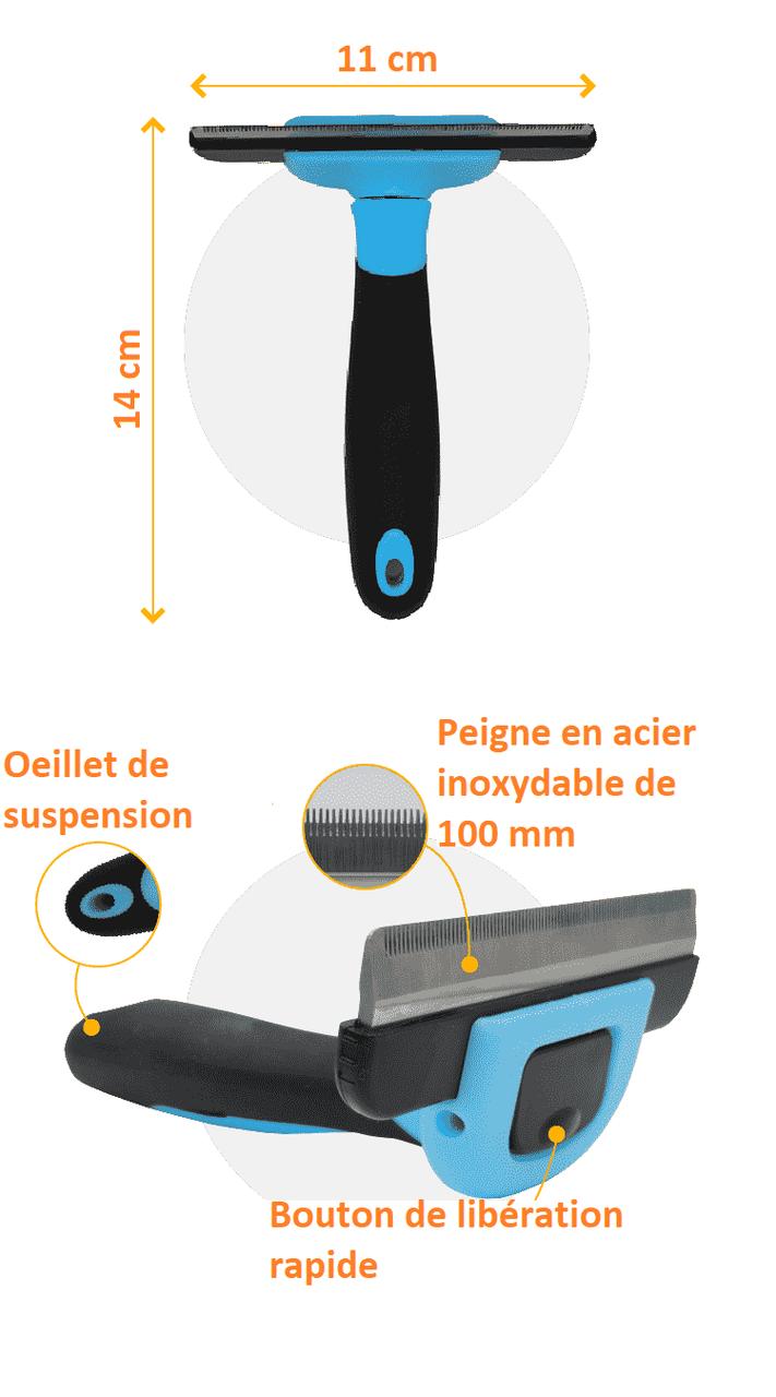 Brosse anti-poil