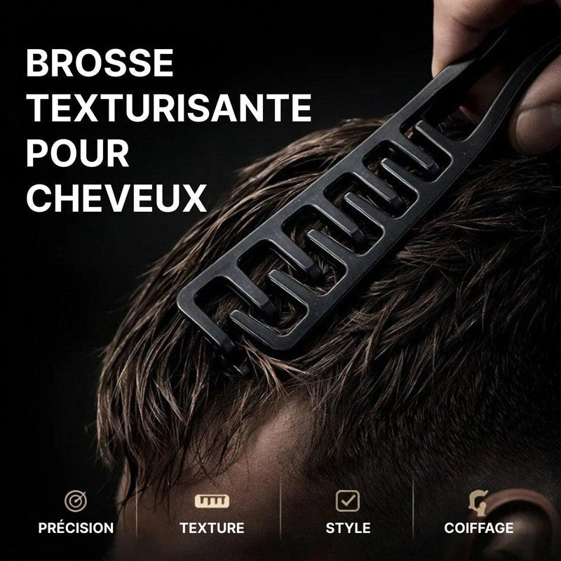 Brosse Coiffante Pour Homme 2-en-1