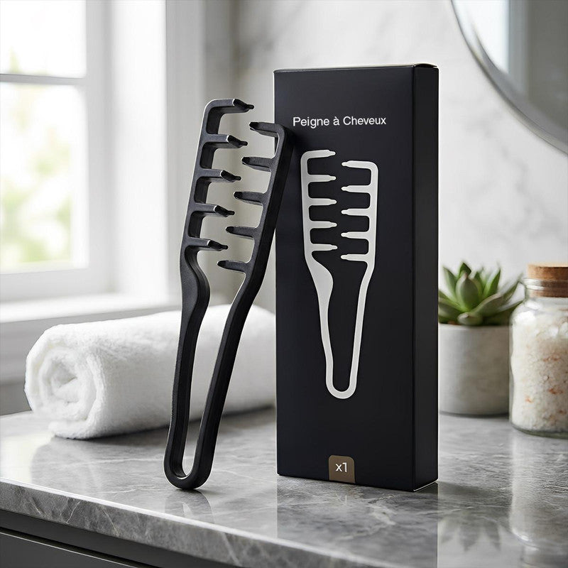 Brosse Coiffante Pour Homme 2-en-1