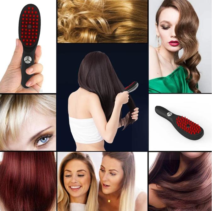 Brosse Laser EMS Anti-chute De Cheveux