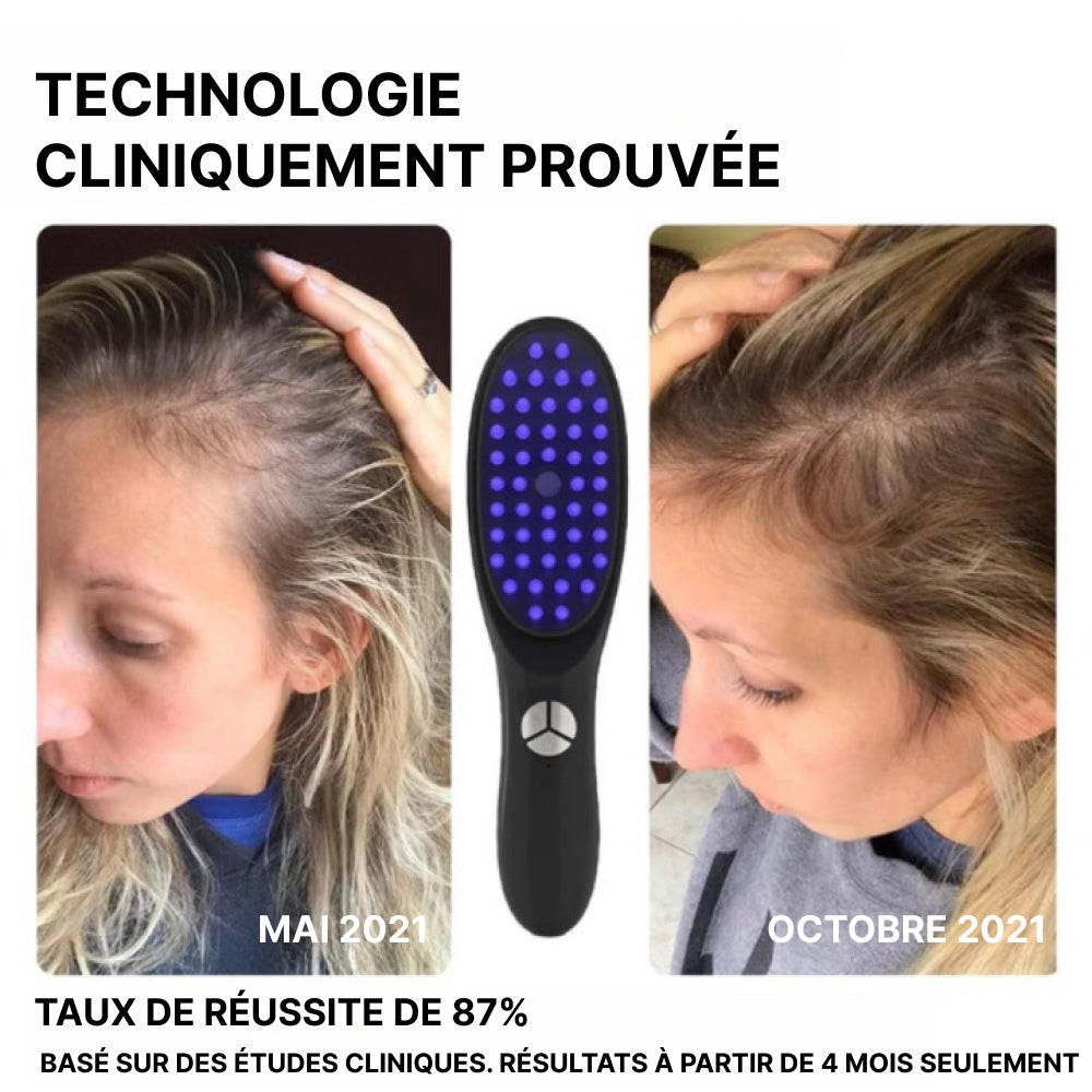 Brosse Laser EMS Anti-chute De Cheveux