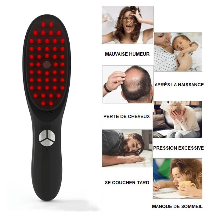 Brosse Laser EMS Anti-chute De Cheveux
