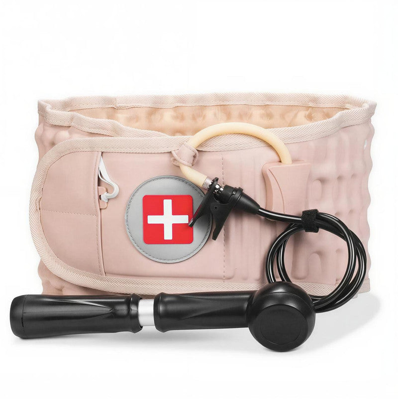 Ceinture Lombaire Gonflable - Décompression Et Soutien Du Dos