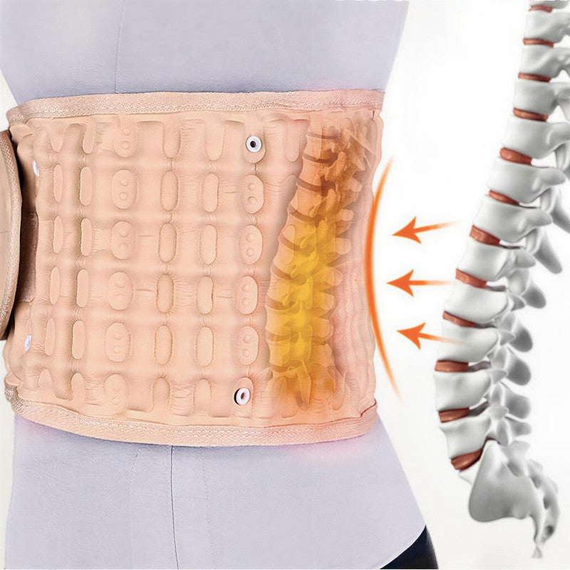 Ceinture Lombaire Gonflable - Décompression Et Soutien Du Dos