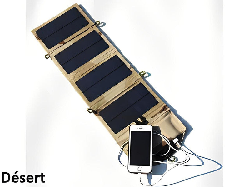 Chargeur de téléphone - panneau solaire portable 8W