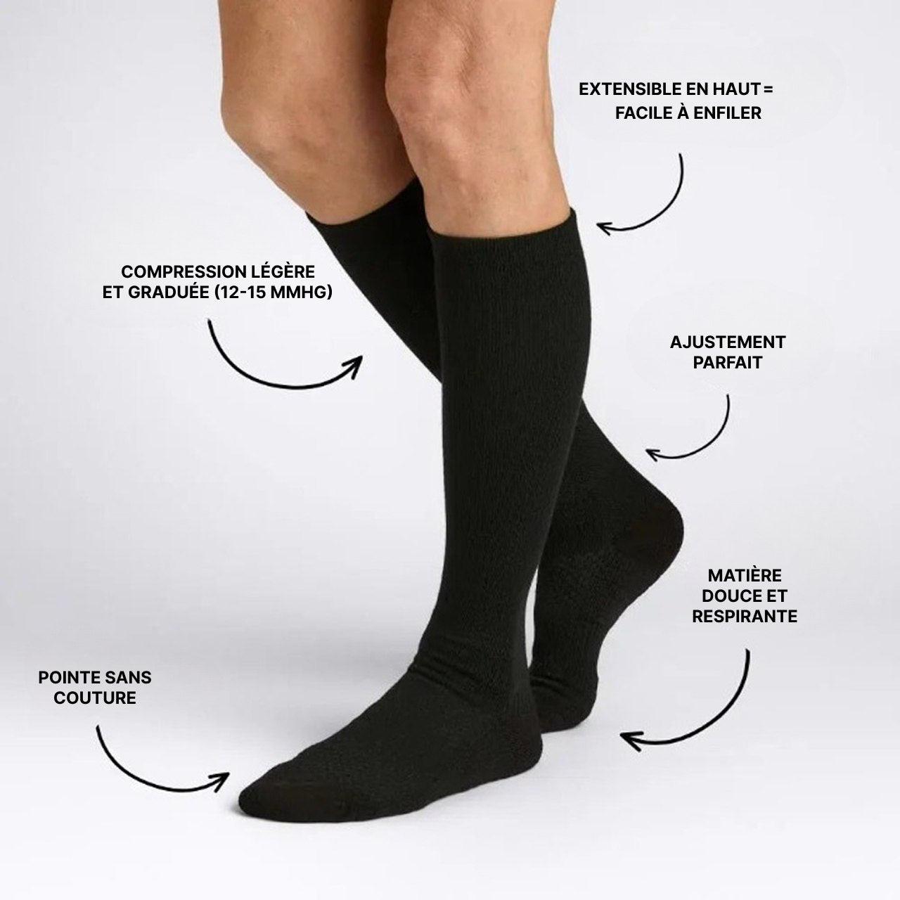 Chaussettes De Contention Confortables Respirantes
