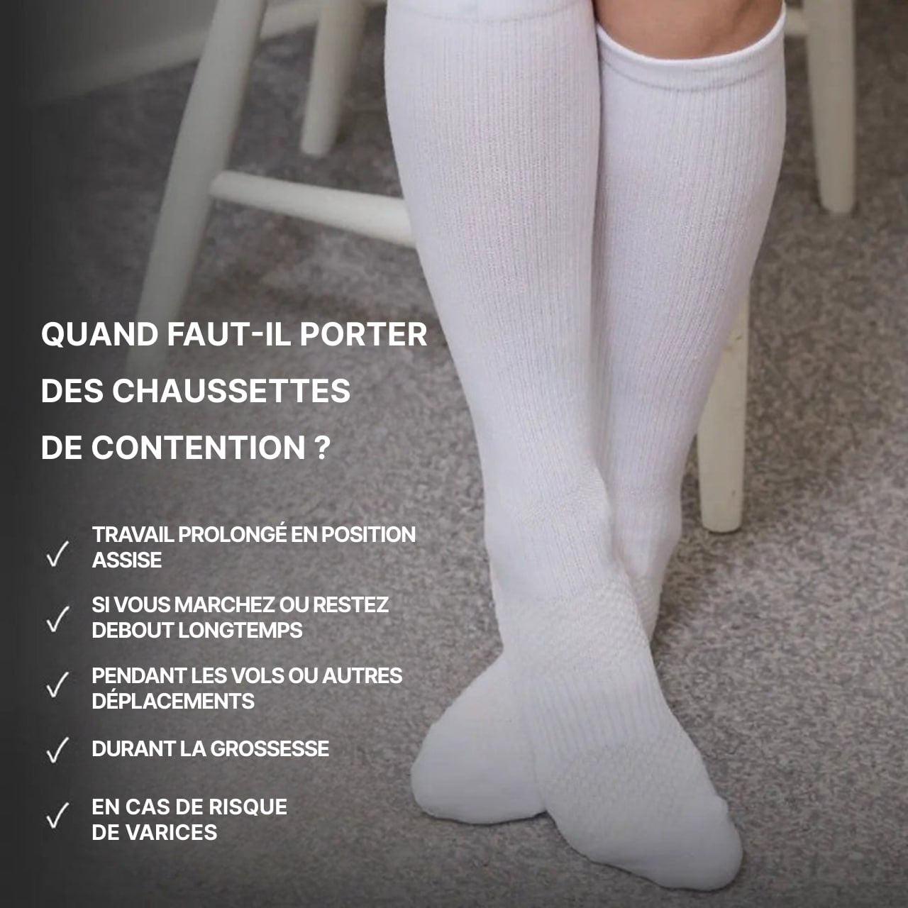 Chaussettes De Contention Confortables Respirantes
