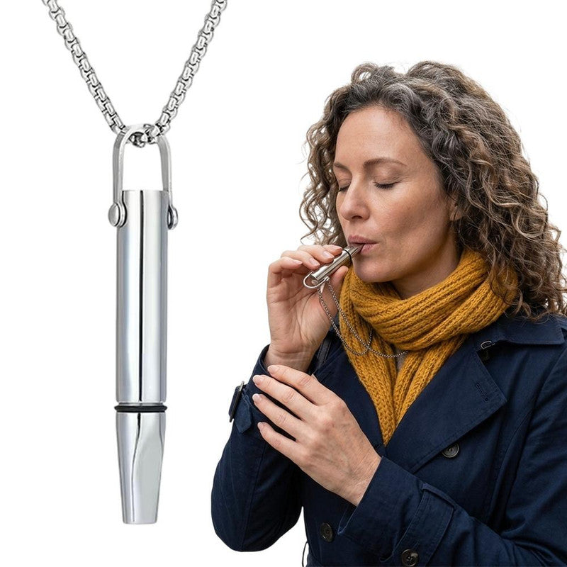 Collier Inhalateur Diffuseur D'Arôme Portable Sans Batterie Ni Vapeur