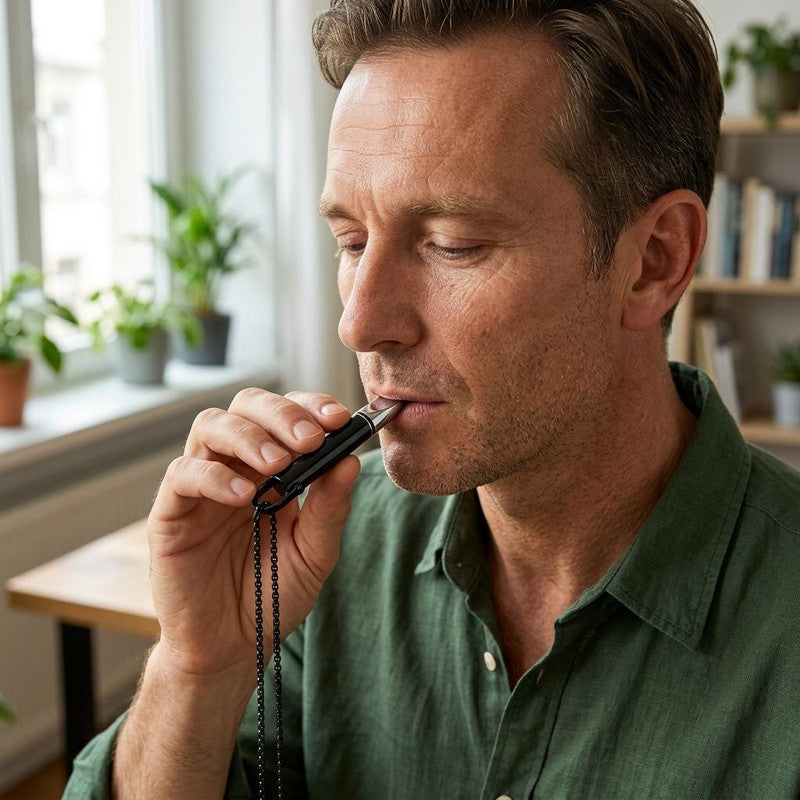 Collier Inhalateur Diffuseur D'Arôme Portable Sans Batterie Ni Vapeur