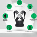 Correcteur De Posture - Soulage le dos et aide à redresser les épaules