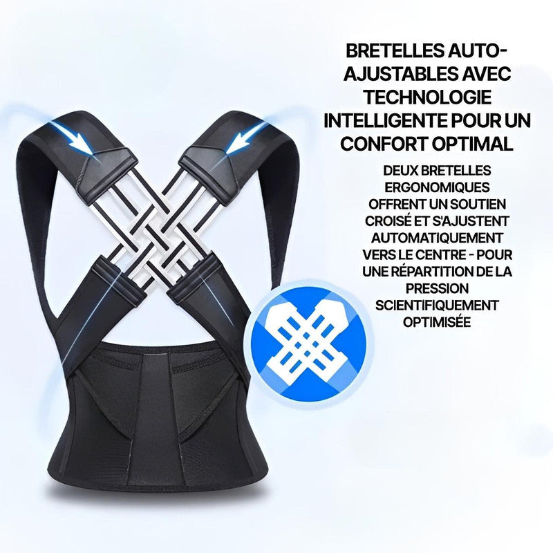 Correcteur De Posture - Soulage le dos et aide à redresser les épaules
