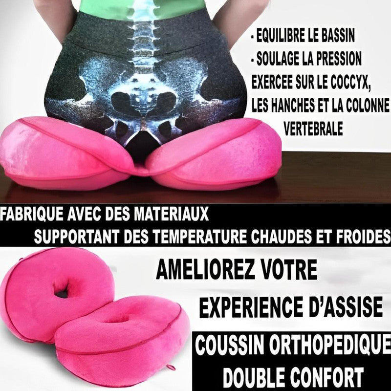 Coussin Orthopédique Double Confort