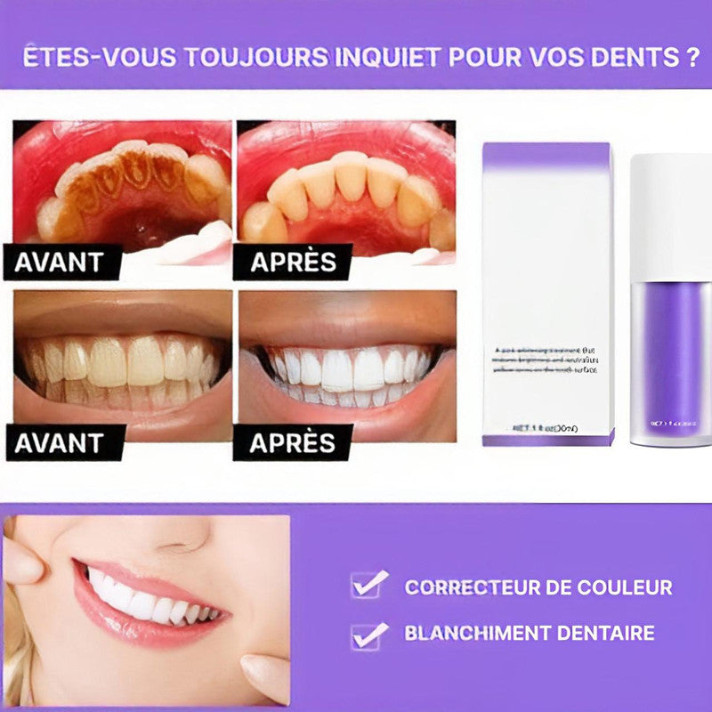 Dentifrice Violet Blanchissant - HealthCare™