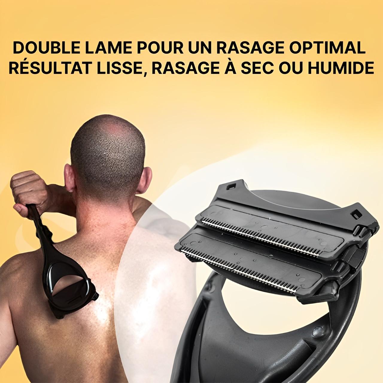 Épilateur Rasoir Dos Pour Homme