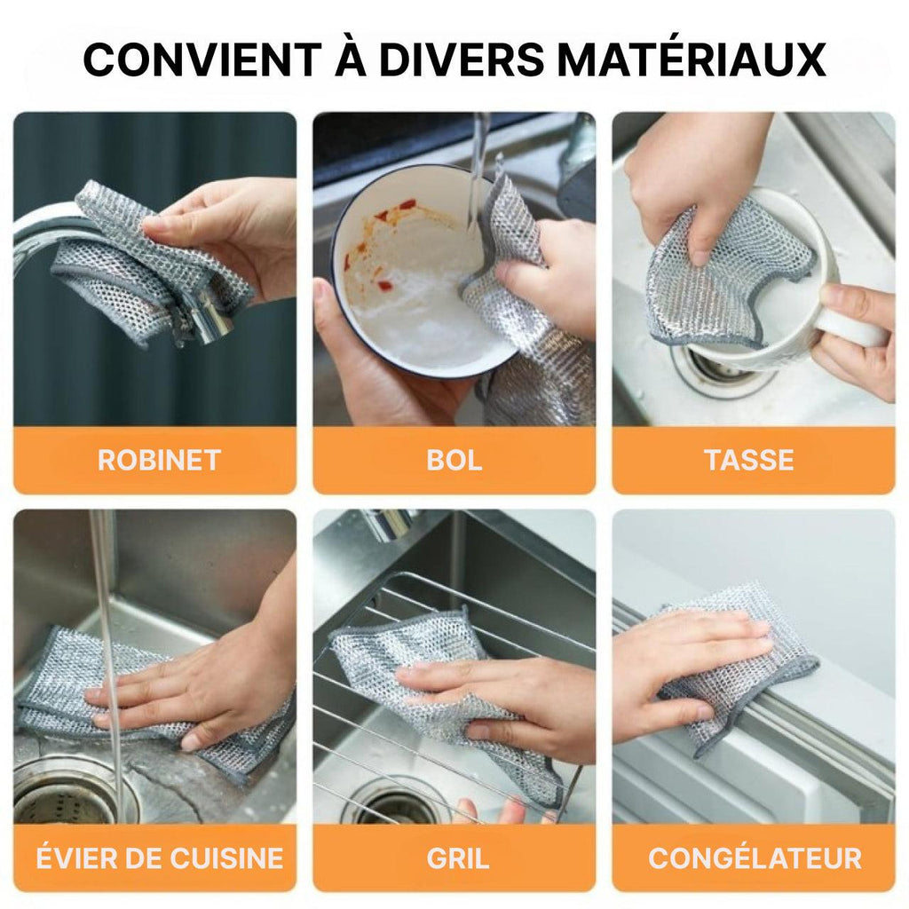 Éponge De Nettoyage Métallique Cuisine