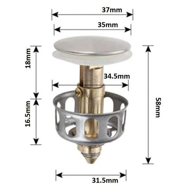 Filtre De Vidange pour lavabo