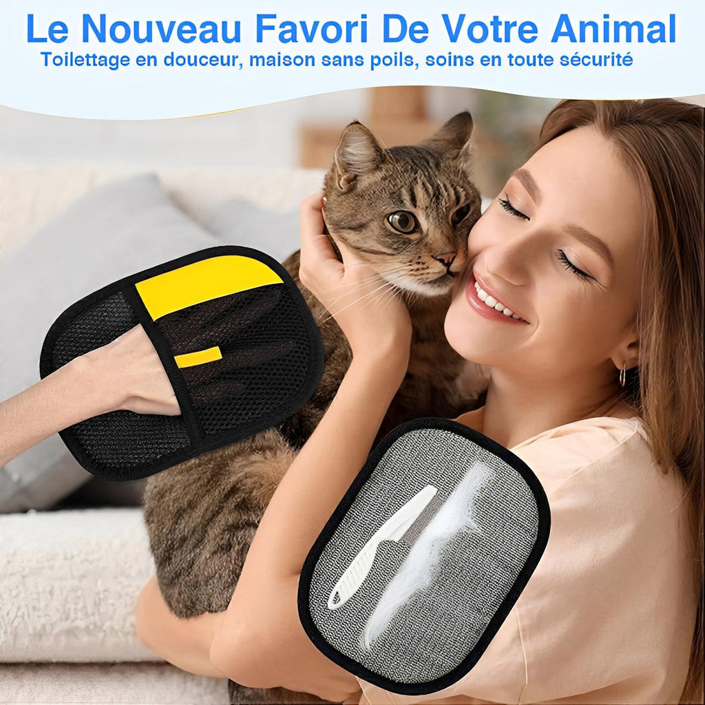 Gant De Toilettage Pour Chat Et Chien