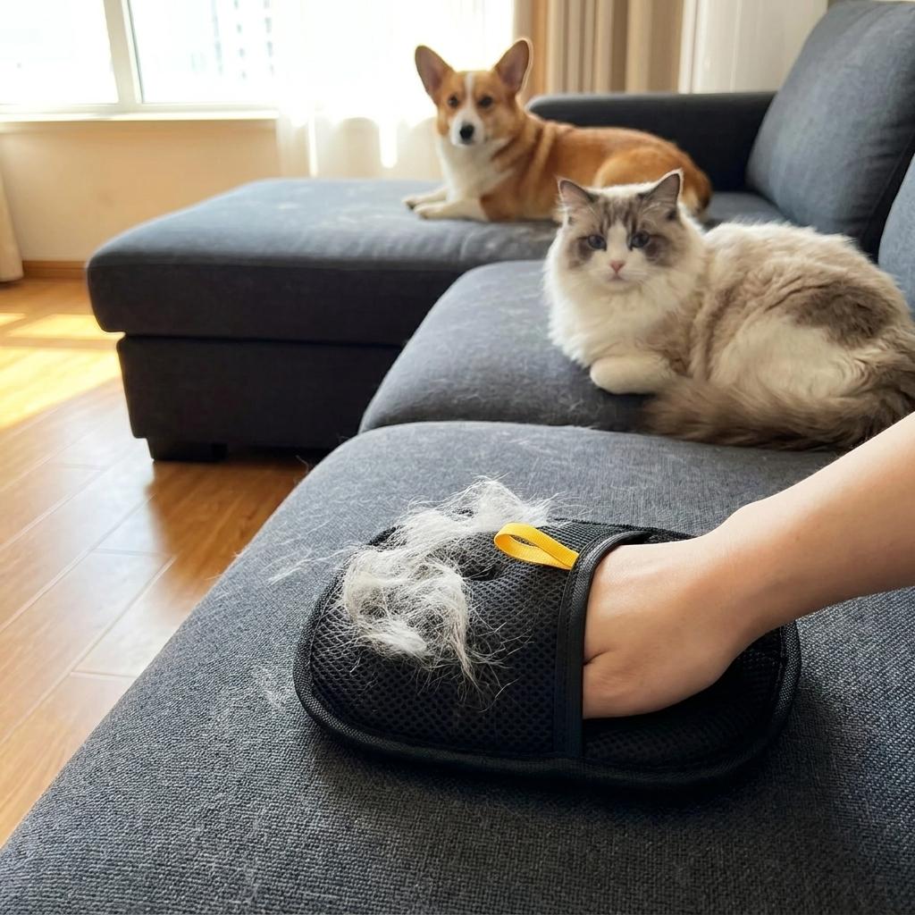 Gant De Toilettage Pour Chat Et Chien