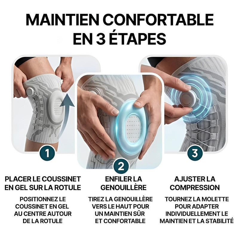 Genouillère Rotulienne De Sport Réglable Par Molette