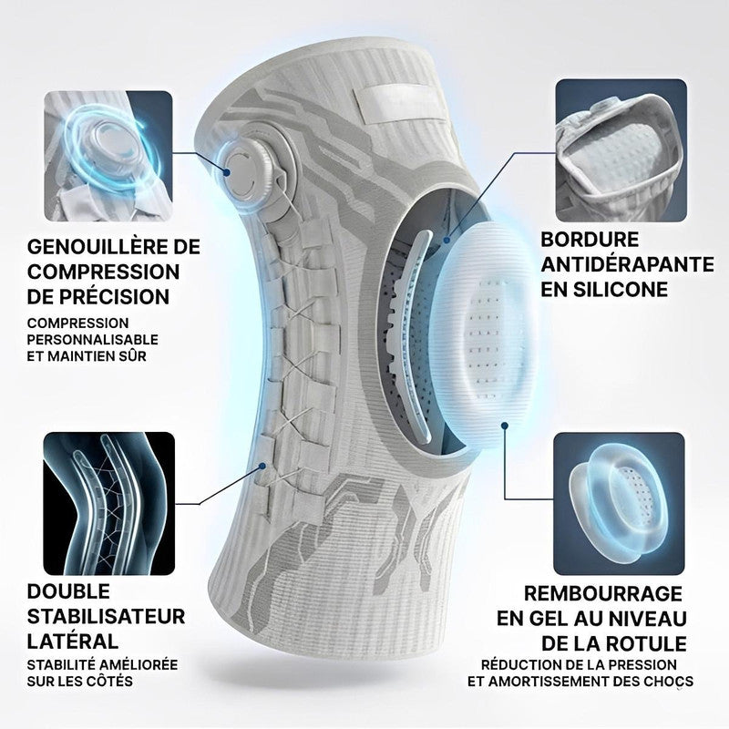 Genouillère Rotulienne De Sport Réglable Par Molette