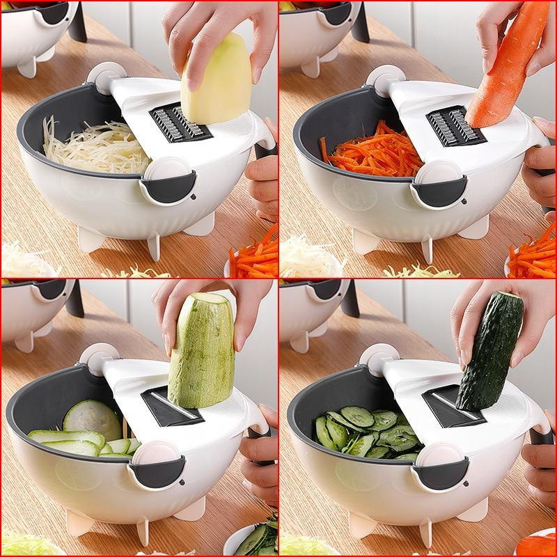 Hachoir et Coupe-légumes 7-en-1