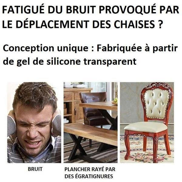 Housse De Protection En Silicone Pour Pieds De Meuble (lot de 4)