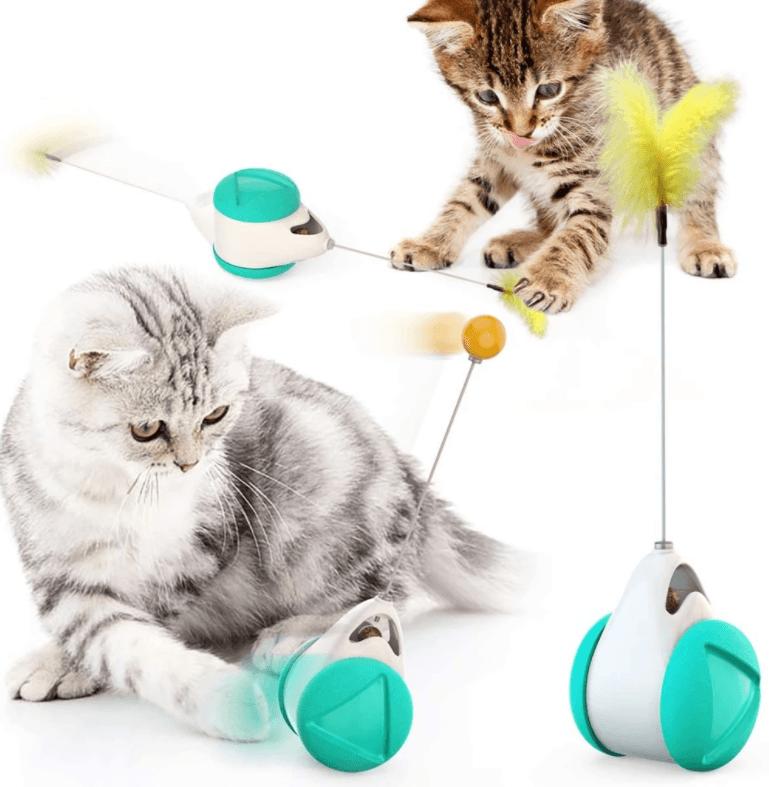 Jouet Interactif à Roulettes Pour Chat