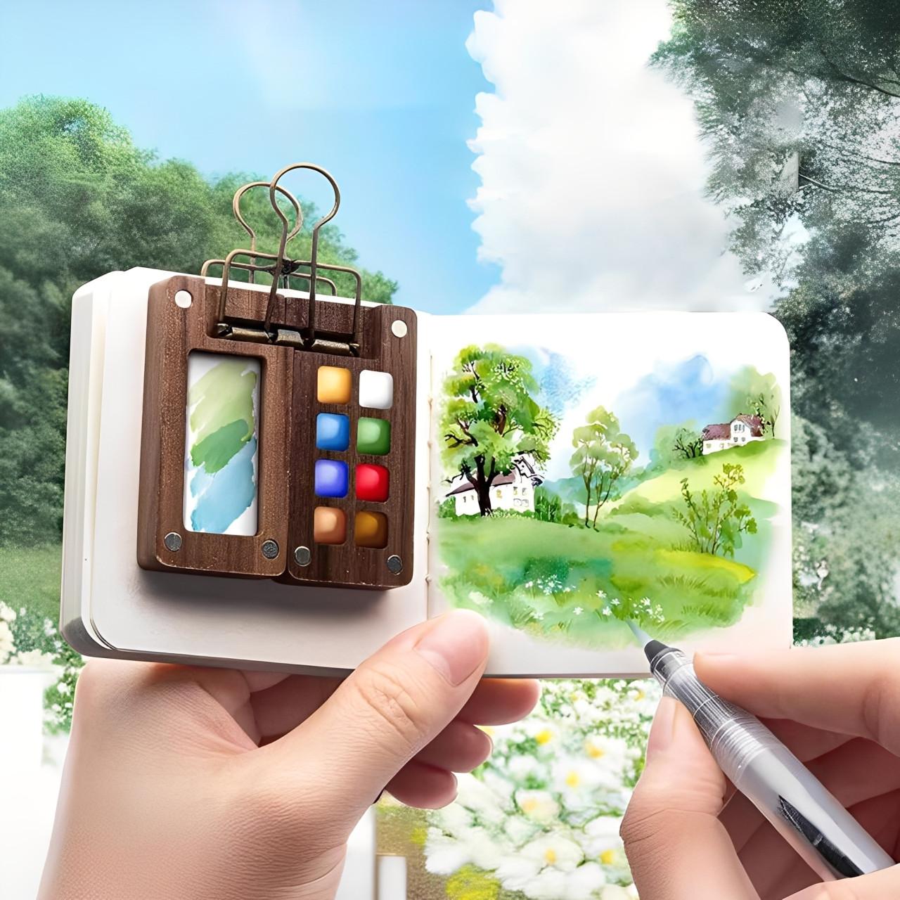 Kit D'Aquarelle De Voyage
