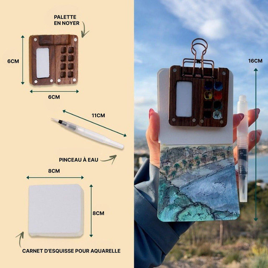 Kit D'Aquarelle De Voyage