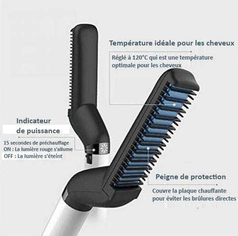 Lisseur de barbes et cheveux