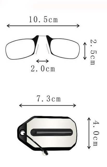 Lunettes de Lecture en Porte-clés