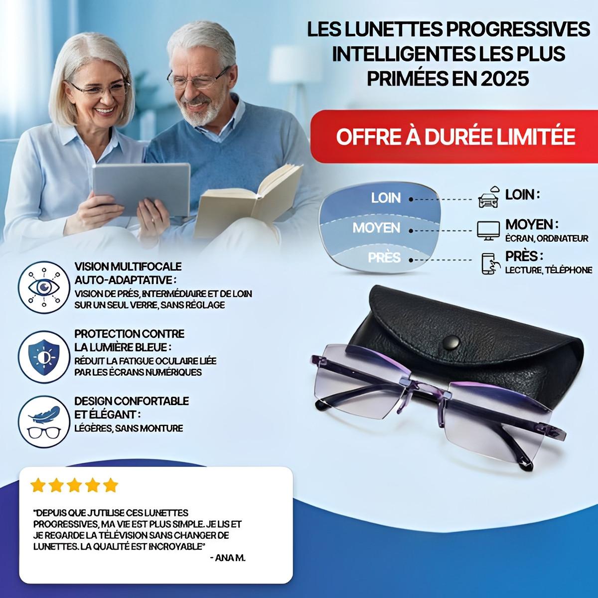 Lunettes Progressives Intelligentes