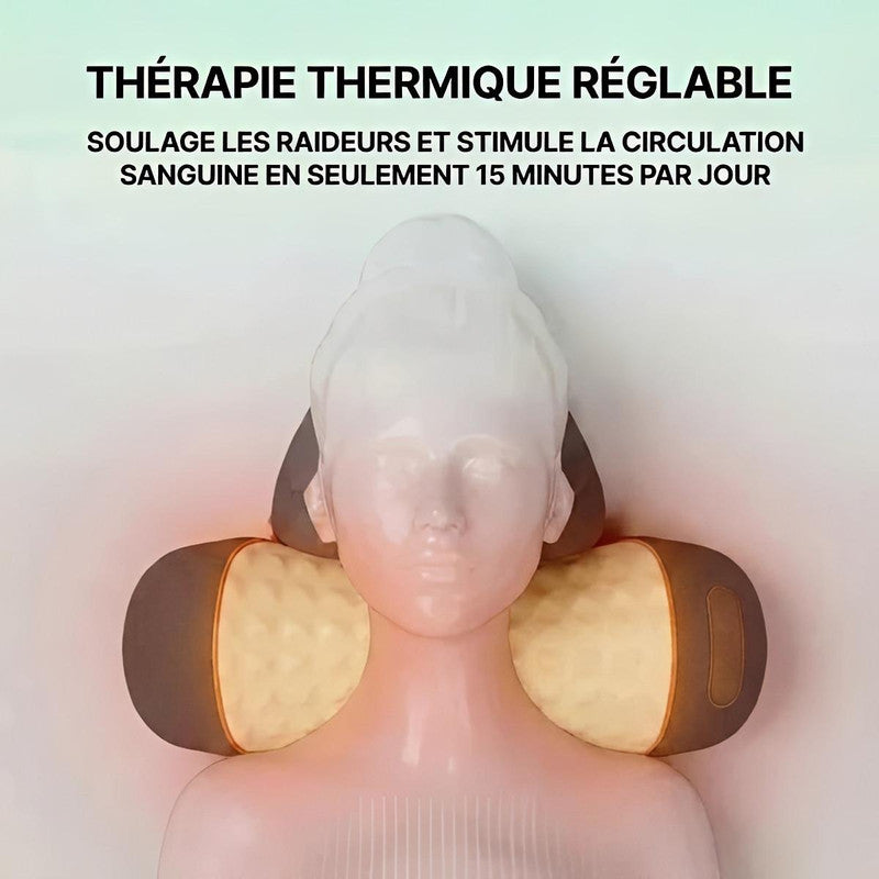 Masseur Cervical Chauffant - Coussin Cervical Massant