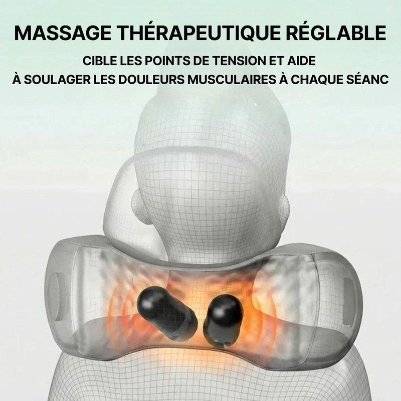 Masseur Cervical Chauffant - Coussin Cervical Massant
