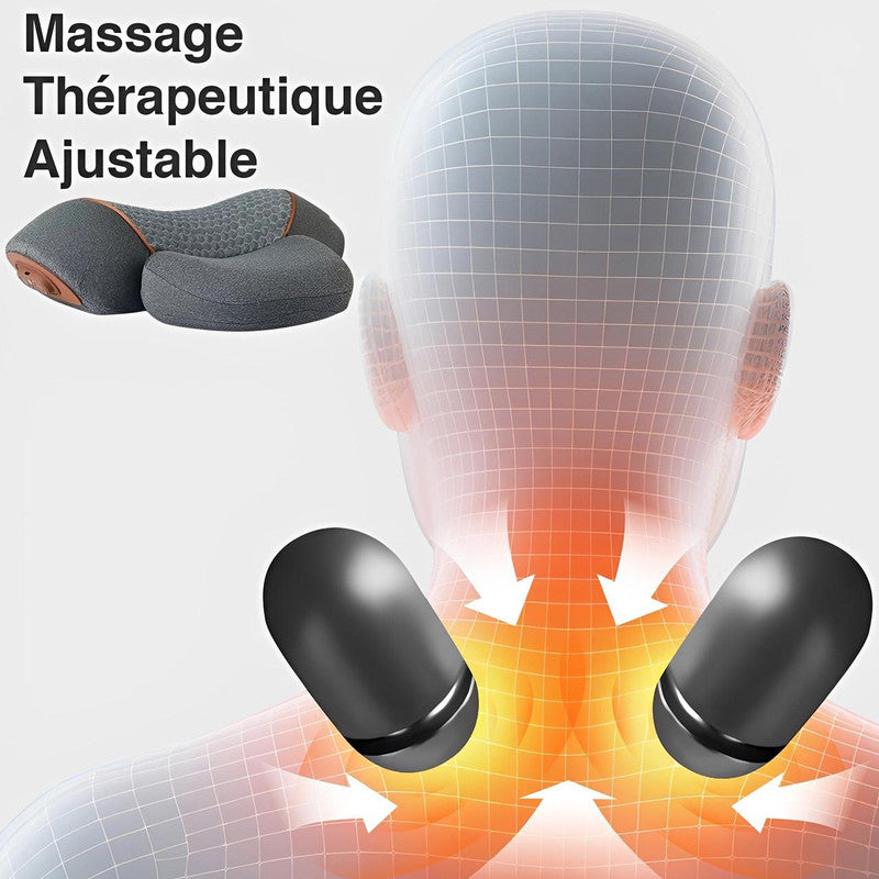 Masseur Cervical Chauffant - Coussin Cervical Massant