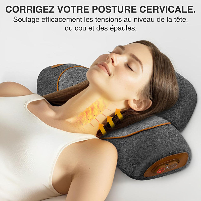 Masseur Cervical Chauffant - Coussin Cervical Massant