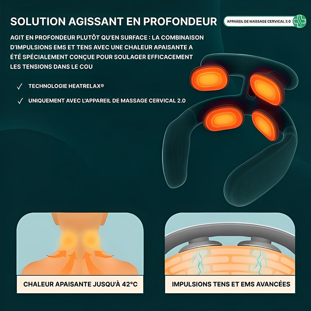 Masseur Cervical Et Nuque Chauffant Electrique