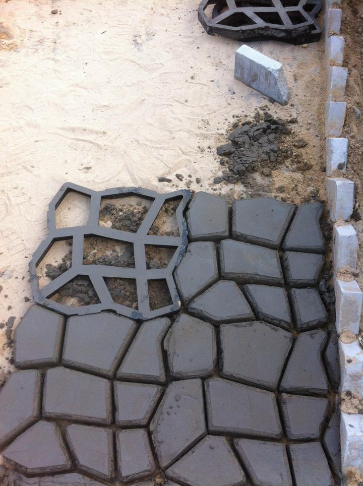 Moule à Pavé pour Carrelage de Jardin
