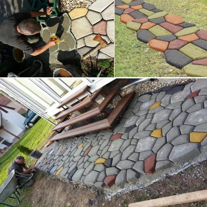 Moule à Pavé pour Carrelage de Jardin