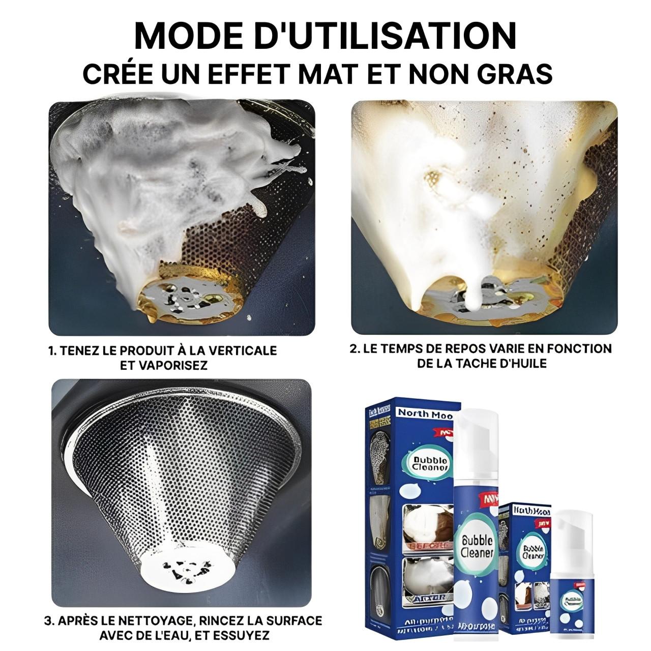 Mousse Pour Nettoyer Les Taches d'Huile Tenaces