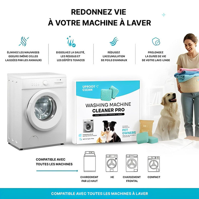 Nettoyant Machine À Laver Pro - Pack de 24